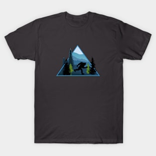 Bigfoot in Woods T-Shirt